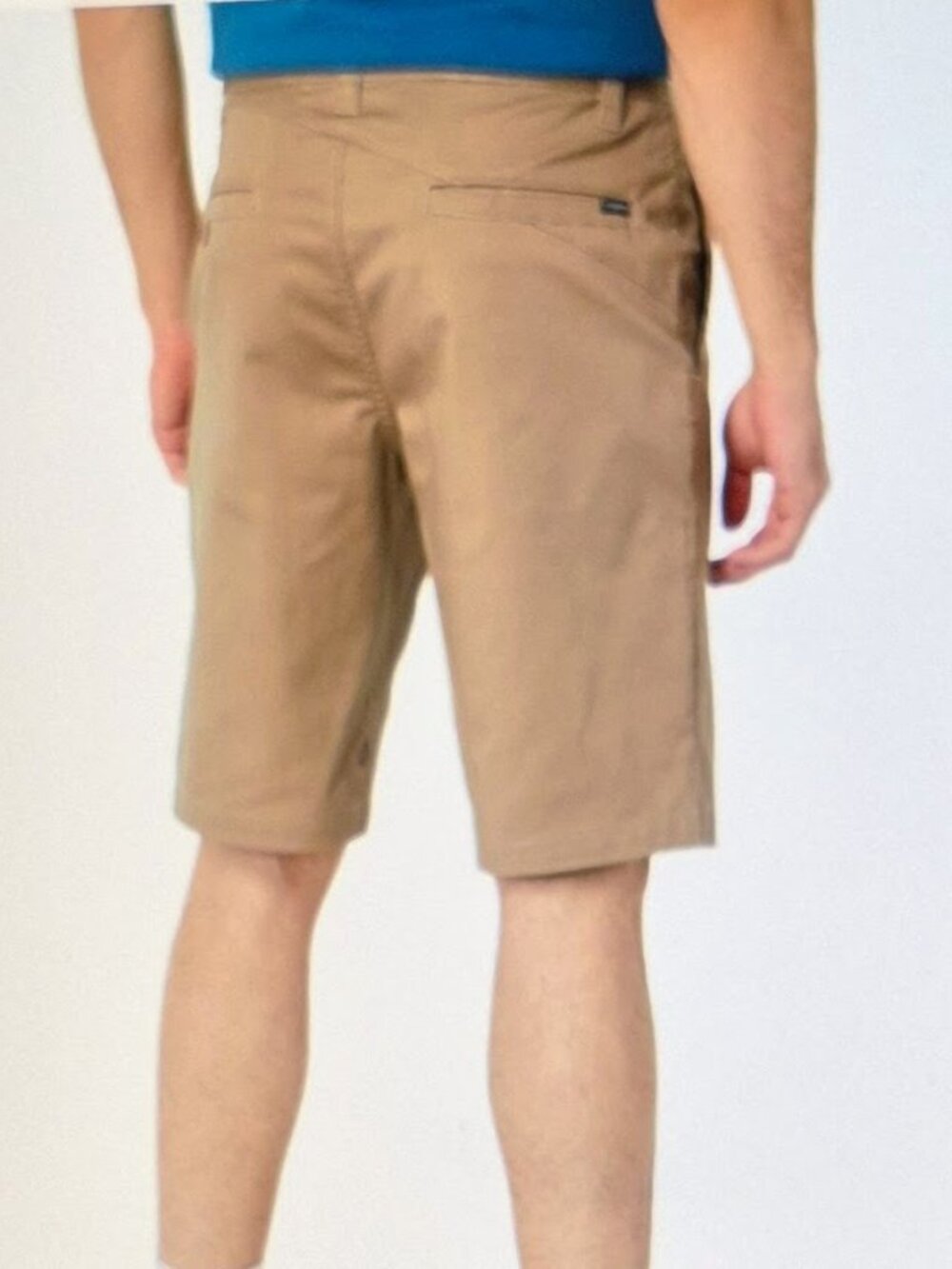 Volcom True to This Men's Khaki Chino shorts Modern Fit, size 38